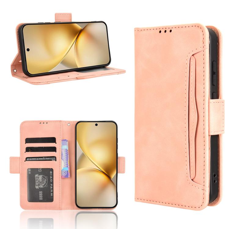 Custodia per telefono in pelle con slot per schede di consistenza al polpaccio, For vivo X200 Pro mini 5G, For vivo X200 Pro 5G, For vivo V40 Lite 4G / 5G IDN, For vivo V40e 5G / iQOO Z9S 5G
