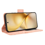 Custodia per telefono in pelle con slot per schede di consistenza al polpaccio, For vivo X200 Pro mini 5G, For vivo X200 Pro 5G, For vivo V40 Lite 4G / 5G IDN, For vivo V40e 5G / iQOO Z9S 5G