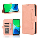 Custodia per telefono in pelle con slot per schede di consistenza al polpaccio, For vivo Y04 4G / Y29s 5G, For vivo V50 5G, For vivo Y19s 4G, For vivo X200 5G