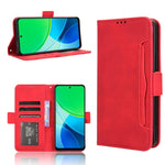 Custodia per telefono in pelle con slot per schede di consistenza al polpaccio, For vivo Y04 4G / Y29s 5G, For vivo V50 5G, For vivo Y19s 4G, For vivo X200 5G