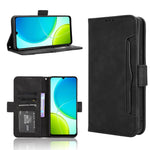 Custodia per telefono in pelle con slot per schede di consistenza al polpaccio, For vivo Y04 4G / Y29s 5G, For vivo V50 5G, For vivo Y19s 4G, For vivo X200 5G