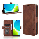 Custodia per telefono in pelle con slot per schede di consistenza al polpaccio, For vivo Y04 4G / Y29s 5G, For vivo V50 5G, For vivo Y19s 4G, For vivo X200 5G