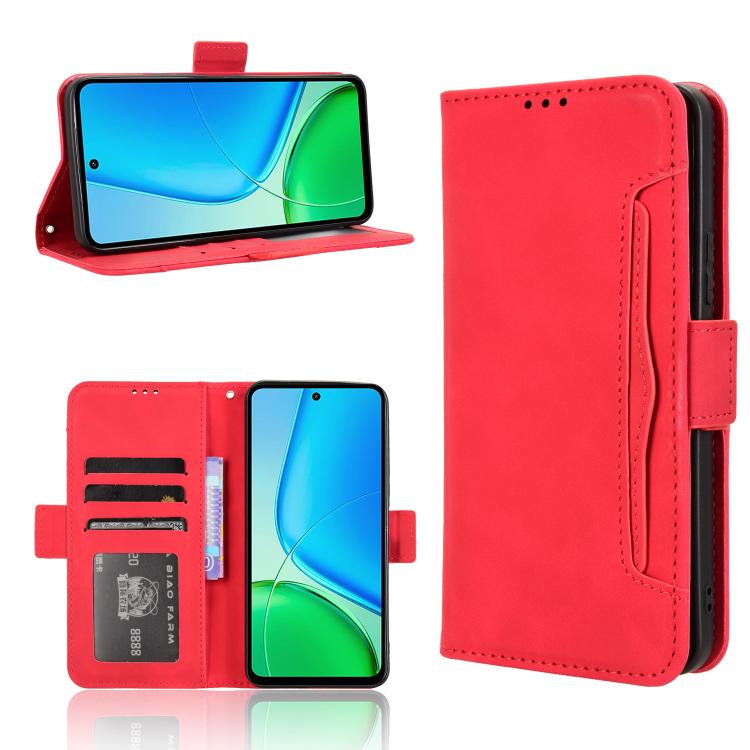 Custodia per telefono in pelle con slot per schede di consistenza al polpaccio, For vivo X200 Ultra 5G, For vivo V50 Lite 5G / 4G, For vivo Y39 5G / Y300i, For vivo Y29 4G / T4x 5G