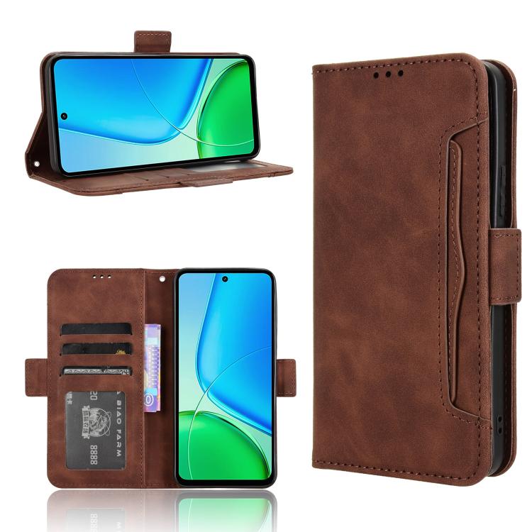 Custodia per telefono in pelle con slot per schede di consistenza al polpaccio, For vivo X200 Ultra 5G, For vivo V50 Lite 5G / 4G, For vivo Y39 5G / Y300i, For vivo Y29 4G / T4x 5G