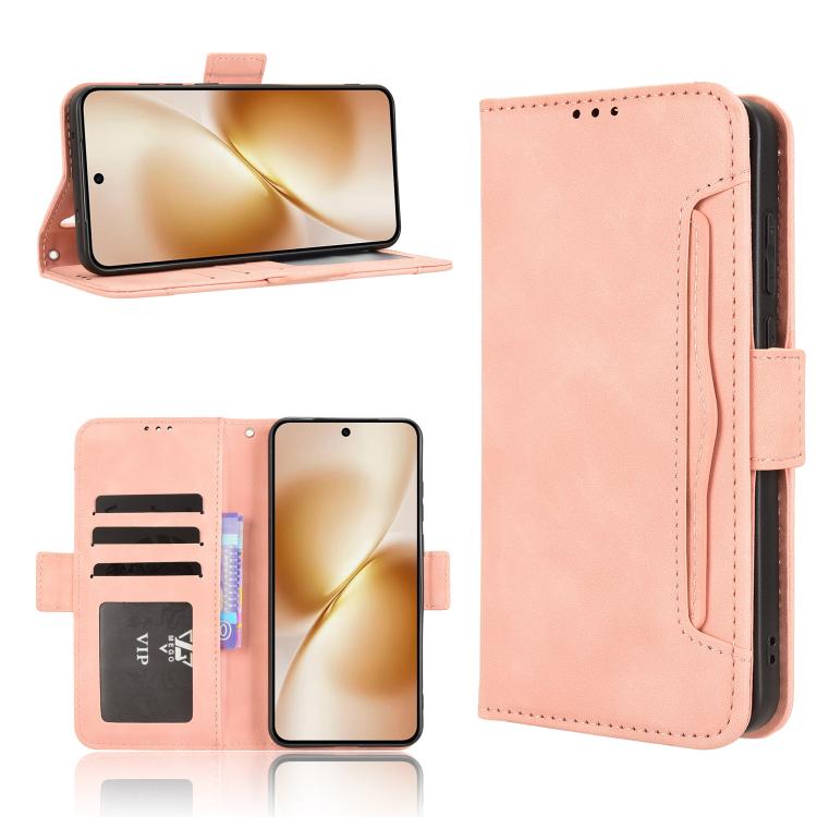 Custodia per telefono in pelle con slot per schede di consistenza al polpaccio, For vivo V60 5G, For vivo X200 FE / S30 Pro mini, For vivo X200s 5G, For vivo T4 5G / iQOO Z10 5G Global