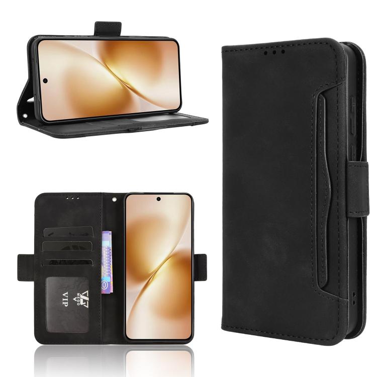 Custodia per telefono in pelle con slot per schede di consistenza al polpaccio, For vivo V60 5G, For vivo X200 FE / S30 Pro mini, For vivo X200s 5G, For vivo T4 5G / iQOO Z10 5G Global