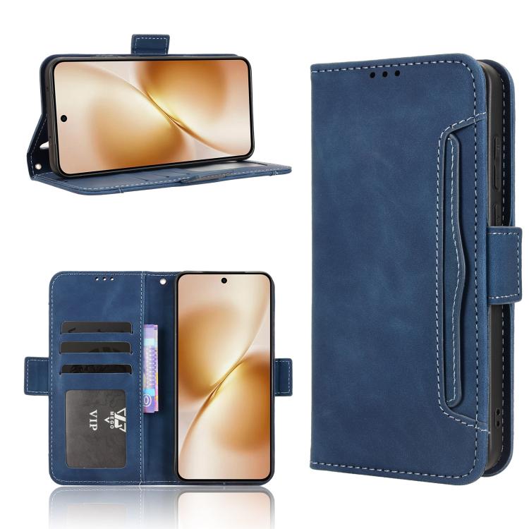 Custodia per telefono in pelle con slot per schede di consistenza al polpaccio, For vivo V60 5G, For vivo X200 FE / S30 Pro mini, For vivo X200s 5G, For vivo T4 5G / iQOO Z10 5G Global