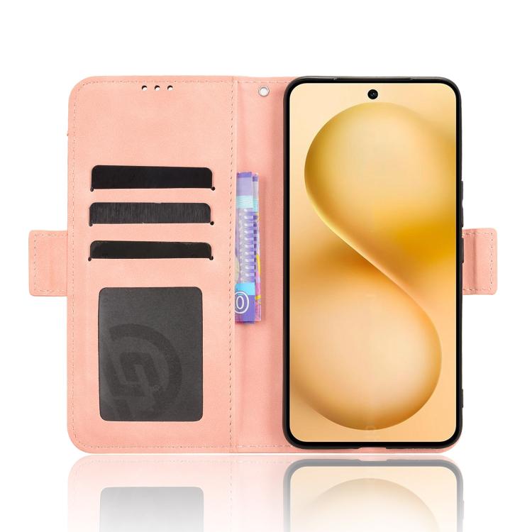 Custodia per telefono in pelle con slot per schede di consistenza al polpaccio, For vivo V60 5G, For vivo X200 FE / S30 Pro mini, For vivo X200s 5G, For vivo T4 5G / iQOO Z10 5G Global