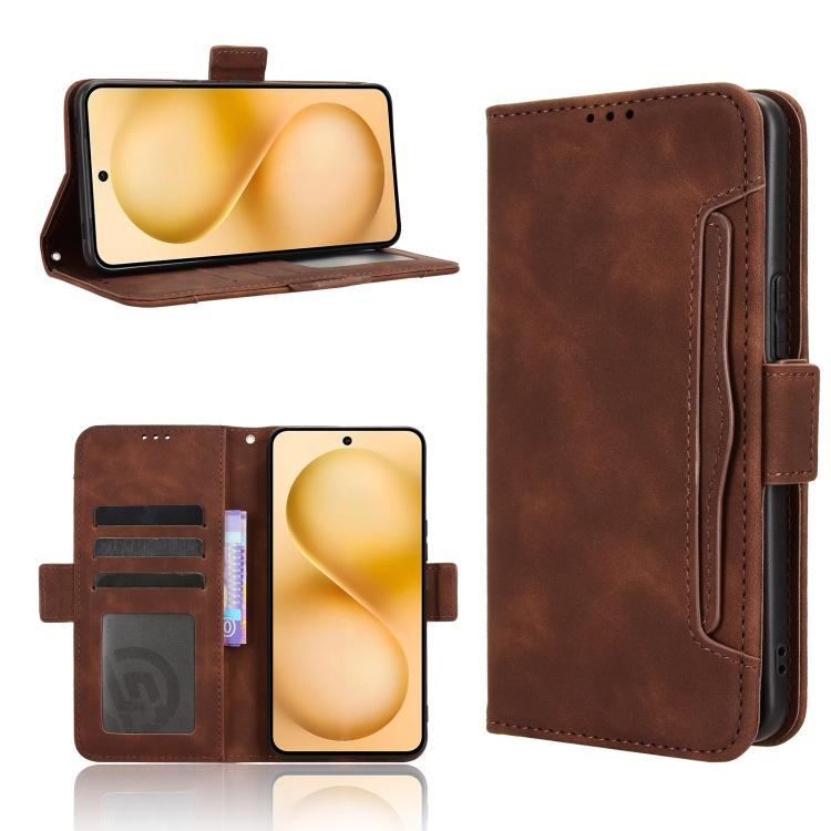 Custodia per telefono in pelle con slot per schede di consistenza al polpaccio, For vivo V60 5G, For vivo X200 FE / S30 Pro mini, For vivo X200s 5G, For vivo T4 5G / iQOO Z10 5G Global