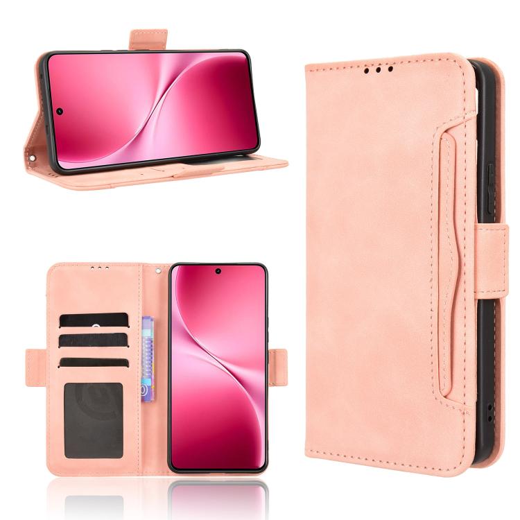 Custodia per telefono in pelle con slot per schede di consistenza al polpaccio, For vivo X300, For vivo V60 Lite 4G / 5G, For vivo Y31 5G 2025, For vivo Y400 4G / 5G / iQOO Z10 Lite 4G