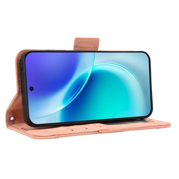 Custodia per telefono in pelle con slot per schede di consistenza al polpaccio, For vivo X300, For vivo V60 Lite 4G / 5G, For vivo Y31 5G 2025, For vivo Y400 4G / 5G / iQOO Z10 Lite 4G