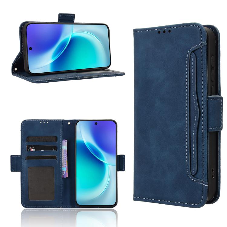 Custodia per telefono in pelle con slot per schede di consistenza al polpaccio, For vivo X300, For vivo V60 Lite 4G / 5G, For vivo Y31 5G 2025, For vivo Y400 4G / 5G / iQOO Z10 Lite 4G