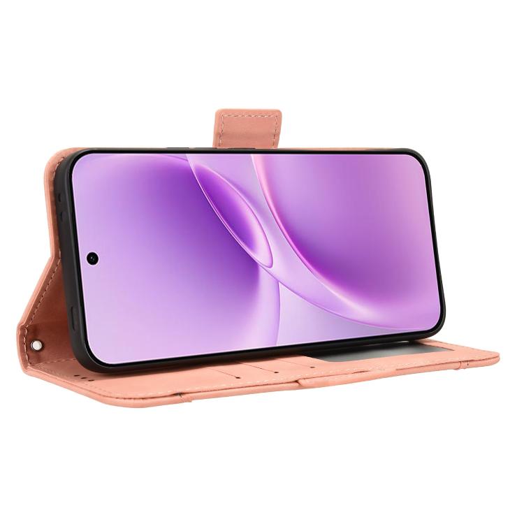 Custodia per telefono in pelle con slot per schede di consistenza al polpaccio, For vivo V70 FE 5G, For vivo V70 5G / V70 Elite 5G, For vivo iQOO Z11 Turbo 5G / 15R 5G, For vivo Y31d 4G / Y500i 5G