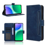 Custodia per telefono in pelle con slot per schede di consistenza al polpaccio, For vivo S50 Pro mini / X300 FE 5G Russia, For vivo Y600 Pro 5G, For vivo T5 Pro 5G / iQOO Z11 5G, For vivo Y21 5G / Y05 4G