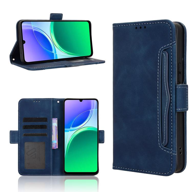 Custodia per telefono in pelle con slot per schede di consistenza al polpaccio, For vivo S50 Pro mini / X300 FE 5G Russia, For vivo Y600 Pro 5G, For vivo T5 Pro 5G / iQOO Z11 5G, For vivo Y21 5G / Y05 4G