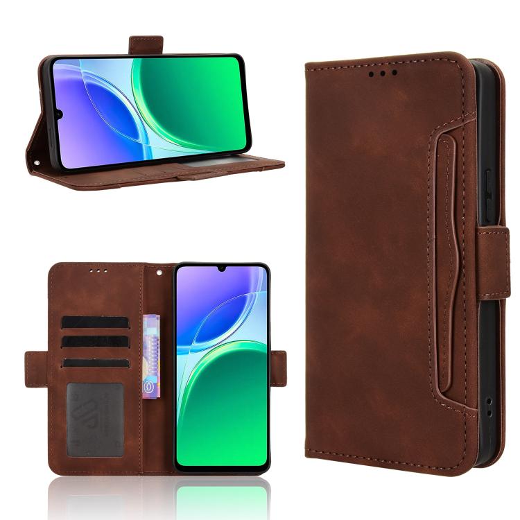 Custodia per telefono in pelle con slot per schede di consistenza al polpaccio, For vivo S50 Pro mini / X300 FE 5G Russia, For vivo Y600 Pro 5G, For vivo T5 Pro 5G / iQOO Z11 5G, For vivo Y21 5G / Y05 4G