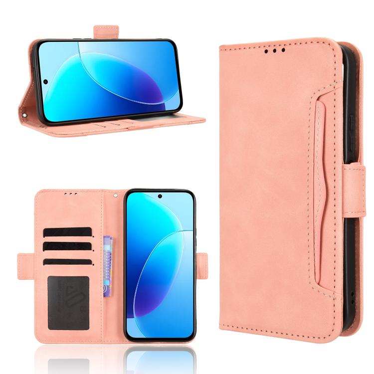 Custodia per telefono in pelle con slot per schede di consistenza al polpaccio, For vivo V70 FE 5G, For vivo V70 5G / V70 Elite 5G, For vivo iQOO Z11 Turbo 5G / 15R 5G, For vivo Y31d 4G / Y500i 5G