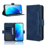 Custodia per telefono in pelle con slot per schede di consistenza al polpaccio, For vivo V70 FE 5G, For vivo V70 5G / V70 Elite 5G, For vivo iQOO Z11 Turbo 5G / 15R 5G, For vivo Y31d 4G / Y500i 5G