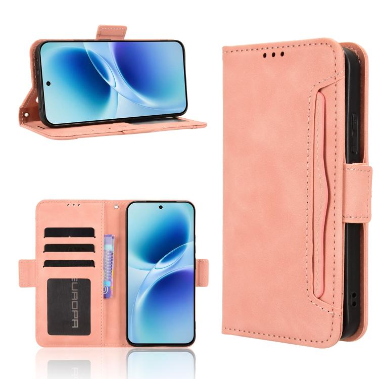 Custodia per telefono in pelle con slot per schede di consistenza al polpaccio, For vivo S50 Pro mini / X300 FE 5G Russia, For vivo Y600 Pro 5G, For vivo T5 Pro 5G / iQOO Z11 5G, For vivo Y21 5G / Y05 4G