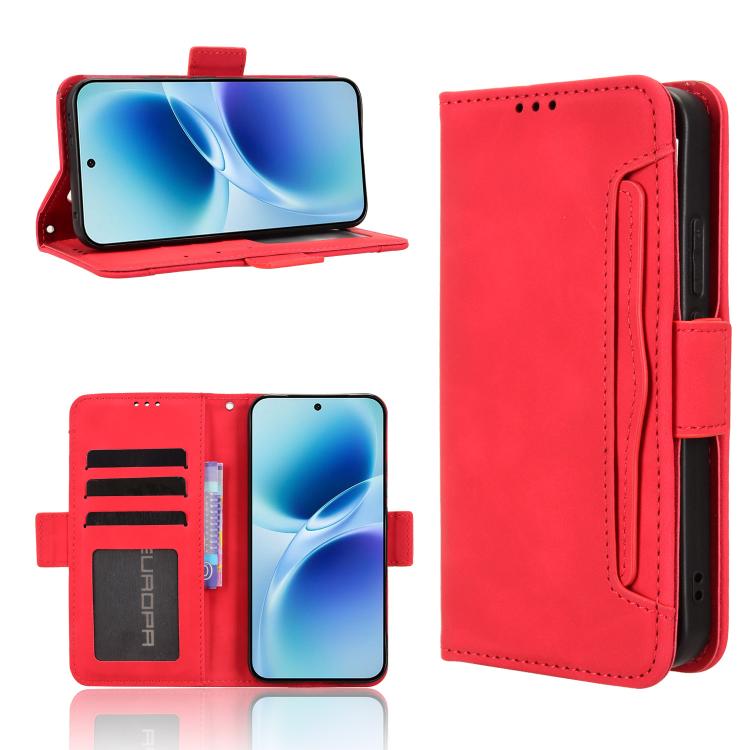 Custodia per telefono in pelle con slot per schede di consistenza al polpaccio, For vivo S50 Pro mini / X300 FE 5G Russia, For vivo Y600 Pro 5G, For vivo T5 Pro 5G / iQOO Z11 5G, For vivo Y21 5G / Y05 4G