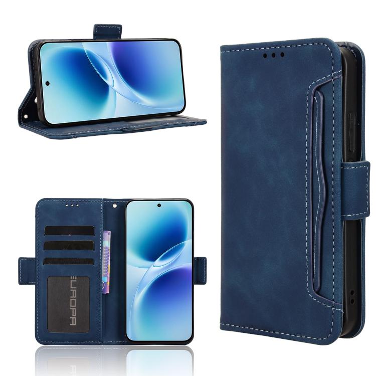 Custodia per telefono in pelle con slot per schede di consistenza al polpaccio, For vivo S50 Pro mini / X300 FE 5G Russia, For vivo Y600 Pro 5G, For vivo T5 Pro 5G / iQOO Z11 5G, For vivo Y21 5G / Y05 4G