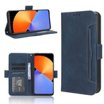 Custodia per telefono in pelle con slot per schede di consistenza al polpaccio, For Infinix Note 30i, For Infinix Note 30 Pro, For Infinix Note 30 4G, For Infinix Note 30 VIP