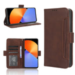 Custodia per telefono in pelle con slot per schede di consistenza al polpaccio, For Infinix Note 30i, For Infinix Note 30 Pro, For Infinix Note 30 4G, For Infinix Note 30 VIP