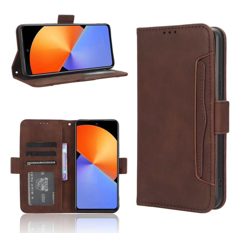 Custodia per telefono in pelle con slot per schede di consistenza al polpaccio, For Infinix Note 30i, For Infinix Note 30 Pro, For Infinix Note 30 4G, For Infinix Note 30 VIP