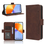 Custodia per telefono in pelle con slot per schede di consistenza al polpaccio, For Infinix Note 30i, For Infinix Note 30 Pro, For Infinix Note 30 4G, For Infinix Note 30 VIP