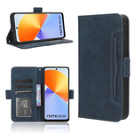 Custodia per telefono in pelle con slot per schede di consistenza al polpaccio, For Infinix Hot 30 5G X6832, For Infinix Smart 7 Plus, For Infinix Note 30 5G, For Infinix Smart 7 HD X6516