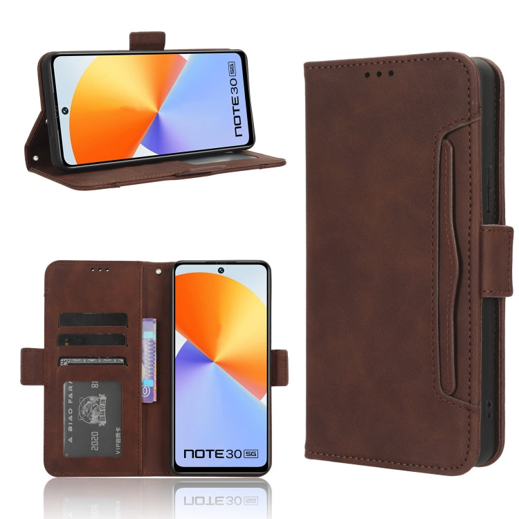 Custodia per telefono in pelle con slot per schede di consistenza al polpaccio, For Infinix Hot 30 5G X6832, For Infinix Smart 7 Plus, For Infinix Note 30 5G, For Infinix Smart 7 HD X6516