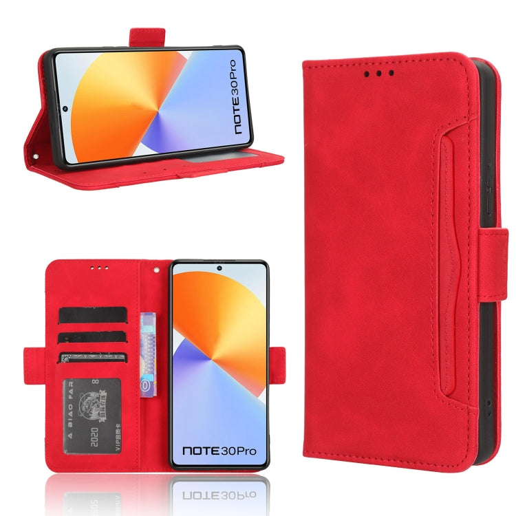 Custodia per telefono in pelle con slot per schede di consistenza al polpaccio, For Infinix Note 30i, For Infinix Note 30 Pro, For Infinix Note 30 4G, For Infinix Note 30 VIP