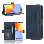 Custodia per telefono in pelle con slot per schede di consistenza al polpaccio, For Infinix Note 30i, For Infinix Note 30 Pro, For Infinix Note 30 4G, For Infinix Note 30 VIP