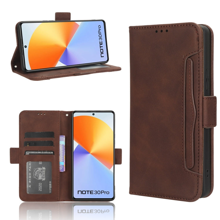Custodia per telefono in pelle con slot per schede di consistenza al polpaccio, For Infinix Note 30i, For Infinix Note 30 Pro, For Infinix Note 30 4G, For Infinix Note 30 VIP