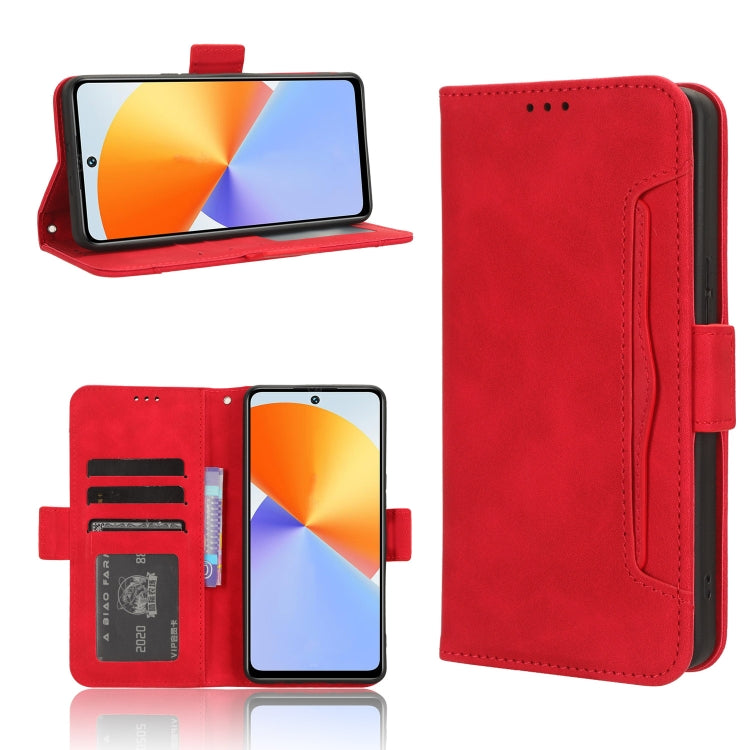 Custodia per telefono in pelle con slot per schede di consistenza al polpaccio, For Infinix Note 30i, For Infinix Note 30 Pro, For Infinix Note 30 4G, For Infinix Note 30 VIP
