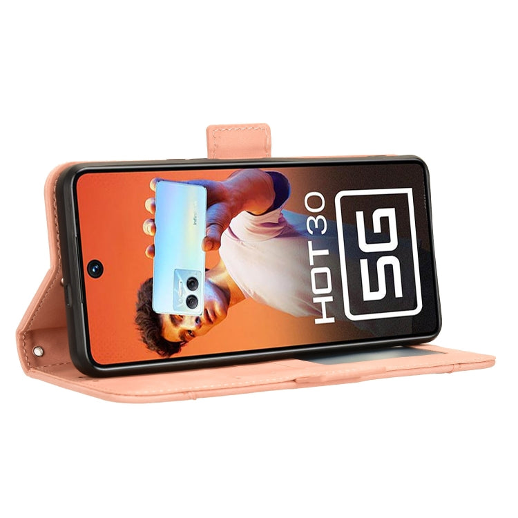 Custodia per telefono in pelle con slot per schede di consistenza al polpaccio, For Infinix Hot 30 5G X6832, For Infinix Smart 7 Plus, For Infinix Note 30 5G, For Infinix Smart 7 HD X6516