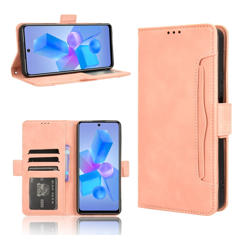 Custodia per telefono in pelle con slot per schede di consistenza al polpaccio, For Infinix Note 40 Pro 5G, For Infinix Note 40 4G, For Infinix Hot 40 4G, For Infinix Hot 40i 4G