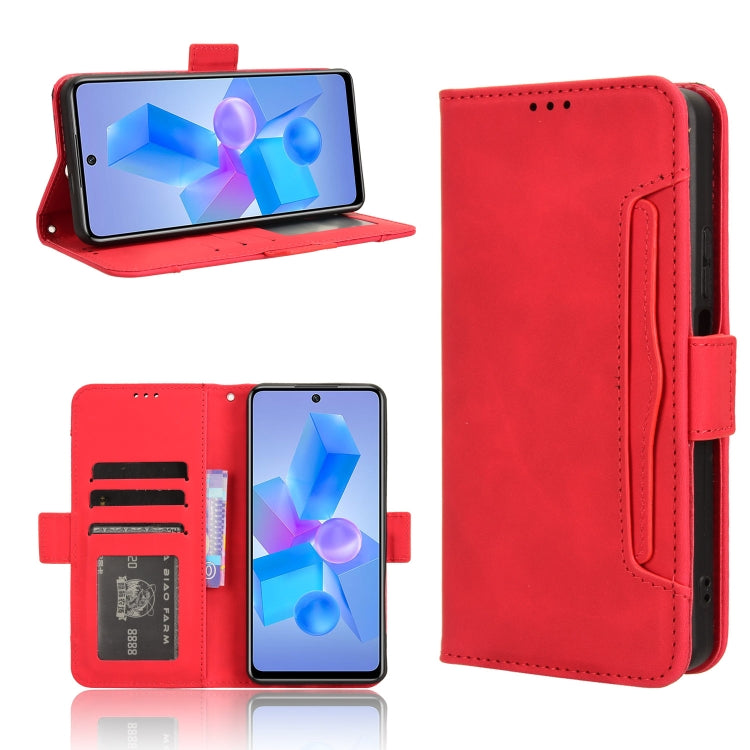 Custodia per telefono in pelle con slot per schede di consistenza al polpaccio, For Infinix Note 40 Pro 5G, For Infinix Note 40 4G, For Infinix Hot 40 4G, For Infinix Hot 40i 4G