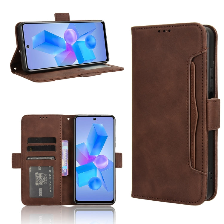 Custodia per telefono in pelle con slot per schede di consistenza al polpaccio, For Infinix Note 40 Pro 5G, For Infinix Note 40 4G, For Infinix Hot 40 4G, For Infinix Hot 40i 4G