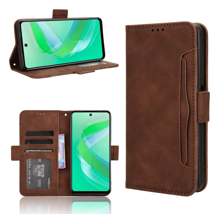 Custodia per telefono in pelle con slot per schede di consistenza al polpaccio, For Infinix Smart 8, For Infinix Zero 30 4G, For Infinix Zero 30 5G, For Infinix GT 10 Pro
