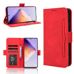 Custodia per telefono in pelle con slot per schede di consistenza al polpaccio, For Infinix Note 40 Pro 5G, For Infinix Note 40 4G, For Infinix Hot 40 4G, For Infinix Hot 40i 4G