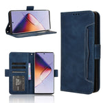 Custodia per telefono in pelle con slot per schede di consistenza al polpaccio, For Infinix Note 40X 5G, For Infinix Note 40 5G, For Infinix GT 20 Pro 5G, For Infinix Note 40 Pro 4G