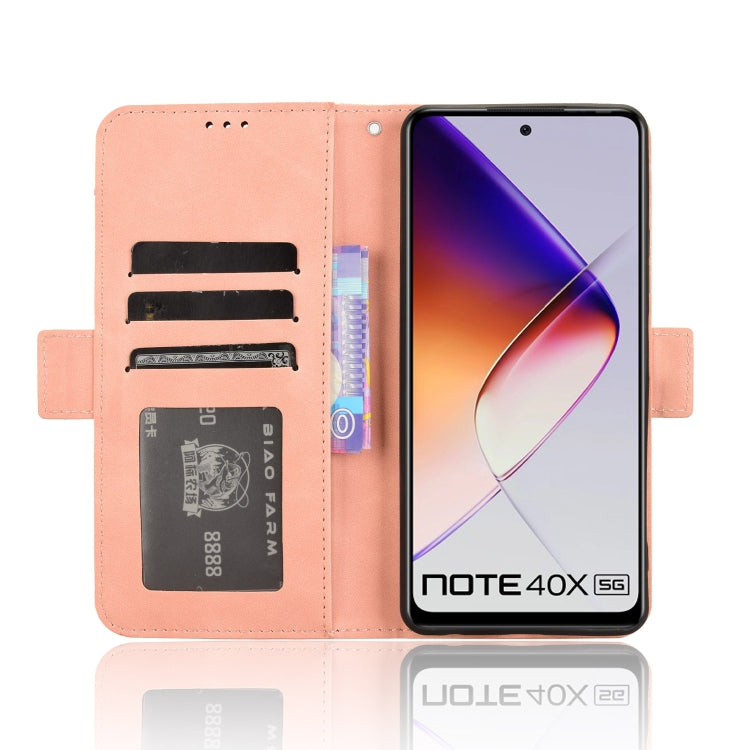 Custodia per telefono in pelle con slot per schede di consistenza al polpaccio, For Infinix Note 40X 5G, For Infinix Note 40 5G, For Infinix GT 20 Pro 5G, For Infinix Note 40 Pro 4G