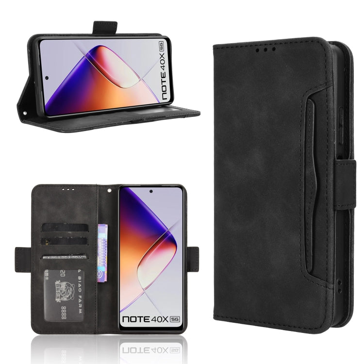 Custodia per telefono in pelle con slot per schede di consistenza al polpaccio, For Infinix Note 40X 5G, For Infinix Note 40 5G, For Infinix GT 20 Pro 5G, For Infinix Note 40 Pro 4G