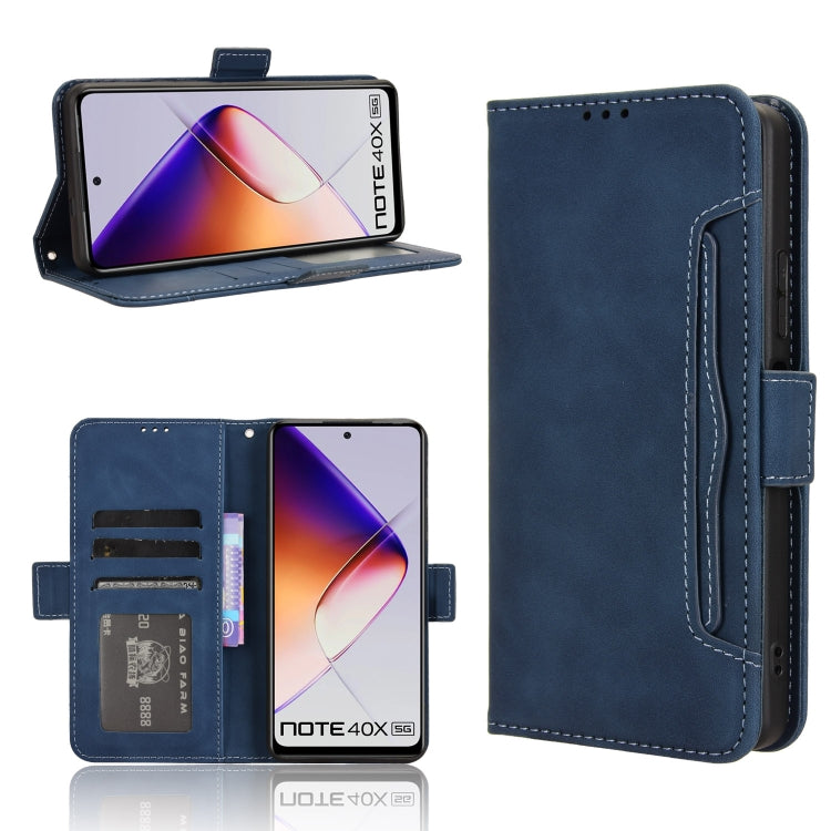 Custodia per telefono in pelle con slot per schede di consistenza al polpaccio, For Infinix Note 40X 5G, For Infinix Note 40 5G, For Infinix GT 20 Pro 5G, For Infinix Note 40 Pro 4G