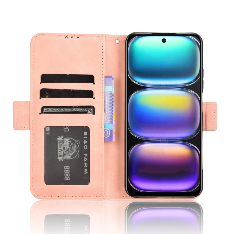 Custodia per telefono in pelle con slot per schede di consistenza al polpaccio, For Infinix Hot 50 4G, For Infinix Hot 50 5G, For Infinix Zero 40 5G, For Infinix Zero 40 4G