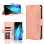 Custodia per telefono in pelle con slot per schede di consistenza al polpaccio, For Infinix Hot 50 4G, For Infinix Hot 50 5G, For Infinix Zero 40 5G, For Infinix Zero 40 4G