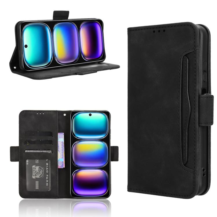 Custodia per telefono in pelle con slot per schede di consistenza al polpaccio, For Infinix Note 50 4G / Note 50 Pro 4G, For Infinix Hot 50 Pro 4G, For Infinix Hot 50i 4G / Smart 9 4G, For Infinix Hot 50 Pro+ 4G