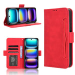 Custodia per telefono in pelle con slot per schede di consistenza al polpaccio, For Infinix Note 50 4G / Note 50 Pro 4G, For Infinix Hot 50 Pro 4G, For Infinix Hot 50i 4G / Smart 9 4G, For Infinix Hot 50 Pro+ 4G