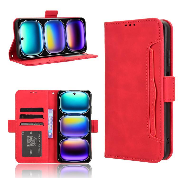 Custodia per telefono in pelle con slot per schede di consistenza al polpaccio, For Infinix Note 50 4G / Note 50 Pro 4G, For Infinix Hot 50 Pro 4G, For Infinix Hot 50i 4G / Smart 9 4G, For Infinix Hot 50 Pro+ 4G